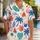 Tropical Flamingo Pineapple And Watermelon Motifs For Seaside Vacations For Men Hawaiian Shirt - 1