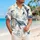 Blue Whale And Jellyfish Ocean Motifs For Coastal Vacations And Summer Gatherings Hawaiian Shirt - 6