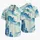 Blue Ocean Wave Surf Scene for Beach Vacations, Coastal Getaways, and Summer Days Hawaiian Shirt - 5