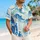 Blue Ocean Wave Surf Scene for Beach Vacations, Coastal Getaways, and Summer Days Hawaiian Shirt - 6