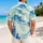 Blue Ocean Wave Surf Scene for Beach Vacations, Coastal Getaways, and Summer Days Hawaiian Shirt - 2