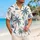 Dusty Blue Palm Trees for Beach Vacations, Resort Weekends, and Island Getaways for Men Hawaiian Shirt - 6