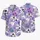 Playful Purple Puppy With Twinkling Island Blooms For Beach Vacations And Resort Days Hawaiian Shirt - 5
