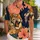 Roaring Tiger and Wolf Portrait for Beach Vacations and Summer Adventure Travel Men Hawaiian Shirt - 1
