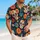 Sugar Skull Floral Motifs for Dia de los Muertos Beach Holidays and Resort Travel Hawaiian Shirt - 6