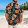 Sugar Skull Floral Motifs for Dia de los Muertos Beach Holidays and Resort Travel Hawaiian Shirt - 2