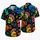 Colorful Skull and Mushroom Motifs for Festival Travel and Beach Vacation Style Lovers Hawaiian Shirt - 5