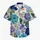 Blue Lavender Tropical Florals for Beach Getaways and Resort Days, Relaxed Men's Style Hawaiian Shirt - 7