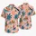 Retro Palm Trees, Surfers And Beach Rings For Sunny Island Vacations For Men Hawaiian Shirt - 5