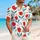 Red Tulip Garden Motifs for Sunny Resort Days and Weekend Getaways for Modern Men Hawaiian Shirt - 7