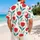 Red Tulip Garden Motifs for Sunny Resort Days and Weekend Getaways for Modern Men Hawaiian Shirt - 2