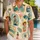Colorful Tropical Fish And Island Souvenir Scenes For Sunny Vacations And Beach Days Hawaiian Shirt - 1