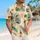 Colorful Tropical Fish And Island Souvenir Scenes For Sunny Vacations And Beach Days Hawaiian Shirt - 6
