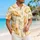 Golden Seashells and Coastal Accents for Beach Holidays and Resort Getaways for Men Hawaiian Shirt - 6