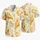 Golden Seashells and Coastal Accents for Beach Holidays and Resort Getaways for Men Hawaiian Shirt - 5