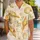 Golden Seashells and Coastal Accents for Beach Holidays and Resort Getaways for Men Hawaiian Shirt - 1