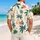 Teal Palm Tree Vacation Style For Beach Getaways, Island Travel, And Summer Holidays Hawaiian Shirt - 2