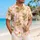 Retro Daisy And Clover Motifs For Beach Holidays, Island Vacations, And Summer Men Hawaiian Shirt - 6