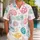 Pastel Heart Pebble Motifs For Beach Vacations And Resort Weekends, Men’s Getaways Hawaiian Shirt - 1