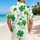 Emerald Clover Island Escape for St Patrick's Day Beach Trips and Summer Holidays Hawaiian Shirt - 2