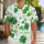 Emerald Clover Island Escape for St Patrick's Day Beach Trips and Summer Holidays Hawaiian Shirt - 1