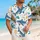 Shark Surfboard Palm Island Vibes for Beach Holidays and Everyday Coastal Weekend Style Hawaiian Shirt - 6