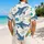 Shark Surfboard Palm Island Vibes for Beach Holidays and Everyday Coastal Weekend Style Hawaiian Shirt - 2