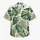Green Monstera Palm Leaf Botanical Style for Beach Vacations and Summer Travel Getaways Hawaiian Shirt - 7