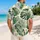 Green Monstera Palm Leaf Botanical Style for Beach Vacations and Summer Travel Getaways Hawaiian Shirt - 2