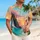 Tropical Waterfall Sunset Ocean Scene For Beach Vacations, Island Getaways And Summer Travel Hawaiian Shirt - 6