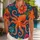Octopus Floral Beach Vacation Style for Ocean Lovers and Men on Summer Getaways Hawaiian Shirt - 1