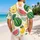 Tropical Citrus Fruit Motifs for Beach Getaways, Summer Resorts, and Men’s Vacation Wear Hawaiian Shirt - 2