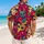 Carnival Mask Faces for Beach Parties and Summer Getaways, Vibrant Vacation Style Hawaiian Shirt - 2