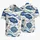 Retro Blue Fish Ocean Motifs for Beach Vacations, Cruises, and Summer Getaways for Men Hawaiian Shirt - 5