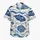 Retro Blue Fish Ocean Motifs for Beach Vacations, Cruises, and Summer Getaways for Men Hawaiian Shirt - 7
