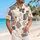 Ivory Terracotta Abstract Island Motifs for Resort Getaways and Summer Travel Men Hawaiian Shirt - 6