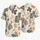 Ivory Terracotta Abstract Island Motifs for Resort Getaways and Summer Travel Men Hawaiian Shirt - 5