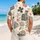Ivory Terracotta Abstract Island Motifs for Resort Getaways and Summer Travel Men Hawaiian Shirt - 2