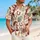 Western Horse Horseshoe Motifs for Beach Holidays and Ranch Weekends, Men's Style Hawaiian Shirt - 6