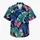 Blue Tropical Butterfly Foliage for Island Vacations and Resort Weekends Menswear Hawaiian Shirt - 7