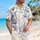 Blue Lotus Blooms for Relaxed Beach Days and Island Getaways for Botanical Lovers Hawaiian Shirt - 6