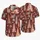 Burgundy Coastal Evergreen Motifs For Resort Getaways And Holiday Travel For Men Hawaiian Shirt - 5