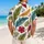 Tropical Leaf Rhythm for Sunny Beach Getaways and Relaxed Resort Weekends for Men Hawaiian Shirt - 2
