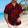 Crimson Rose Garden for Valentine Celebrations and Romantic Island Getaway Style Hawaiian Shirt - 6
