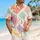 Pastel Quatrefoil Lantern Motifs for Resort Getaways and Weekend Beach Style for Men Hawaiian Shirt - 6