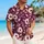 Cream Daisy And Blush Leaf Motifs For Island Getaways And Sunset Resort Evenings Hawaiian Shirt - 6