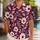 Cream Daisy And Blush Leaf Motifs For Island Getaways And Sunset Resort Evenings Hawaiian Shirt - 1
