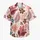 Blush Tropical Botanical Leaves and Flowers for Beach Vacations, Men’s Resort Style Hawaiian Shirt - 7