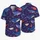 Blue Whale Ocean Scene for Beach Vacations and Coastal Getaways, Relaxed Men's Style Hawaiian Shirt - 5