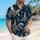 Lighthouse Turtle Ocean Waves for Coastal Vacations and Beach Getaways for Men’s Style Hawaiian Shirt - 6